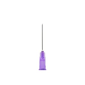 Acucan 24G X 1" Violet Hypodermic Needle