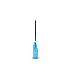 Acucan 23G X 1" (0.6mm x 25mm ) Blue Hypodermic Needle