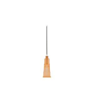 Acucan 25G X 1" (0.5mm x 25mm ) Orange Hypodermic Needle